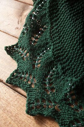 Fern Lace Shawlette