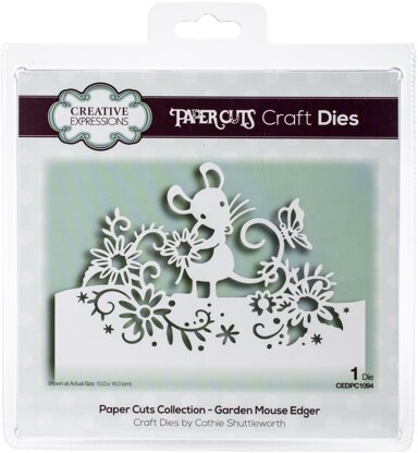 Creative Expressions Paper Cuts Edger Craft Dies - Garden Mouse