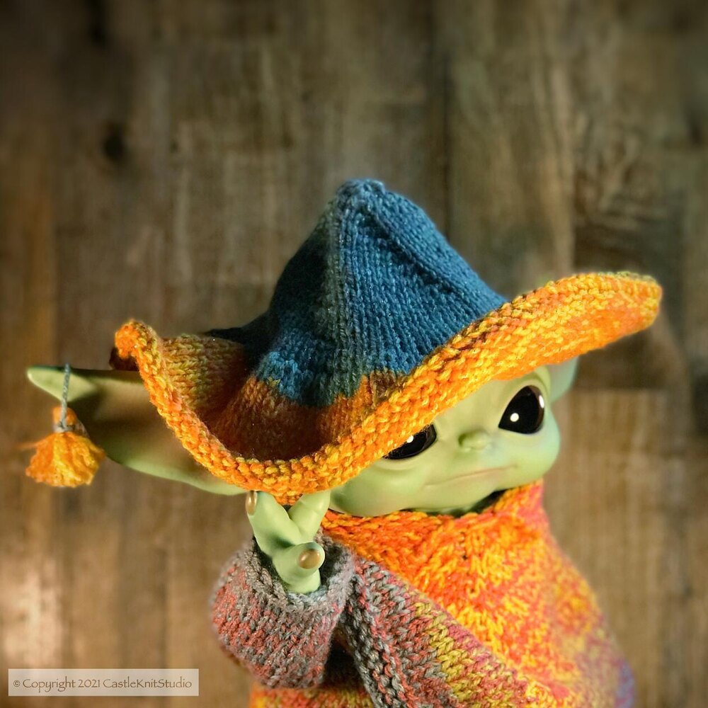 Baby yoda best sale knitted hat