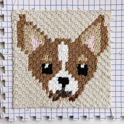 C2C Chihuahua Dog Blanket Square