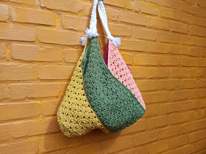 Crochet easy beach bag
