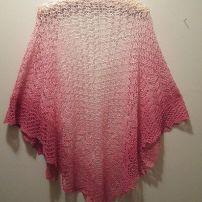 SHETLAND SAND LACE SHAWL