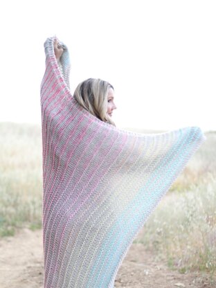 Rainbow Flow Throw