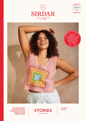 Metro Square Top in Sirdar Stories DK - Downloadable PDF