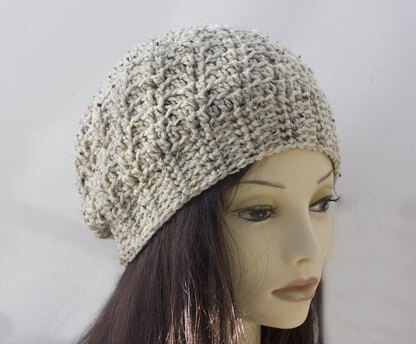 Textured Hat, Cowl and Fingerless Gloves