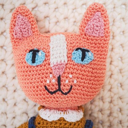 Cat amigurumi doll