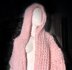 Oversized Pink Ariana Cardigan Sweater