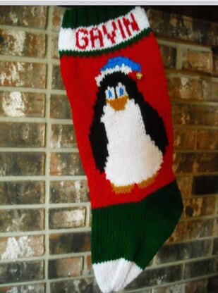 Penguin Christmas Stocking