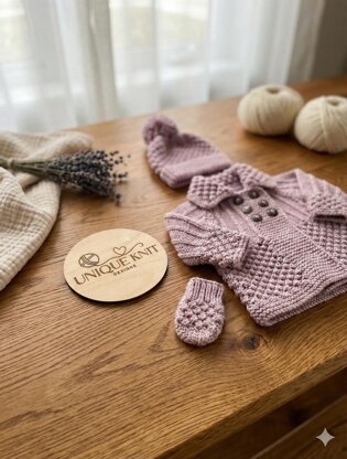 "Enchanted" 3 piece coat set