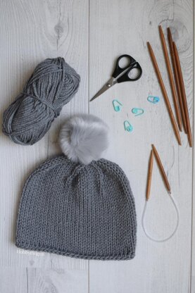 Simple Grey Beanie