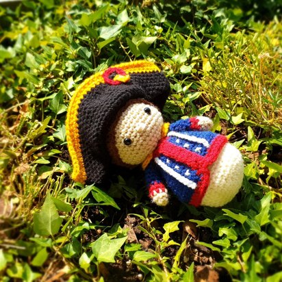 Napoleon Bonaparte Amigurumi crochet iconic people France emperor