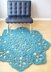 Super Chunky Doily Rug / Blanket 8 Styles (30"-66" diameter)