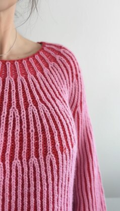 TwinTone Brioche Sweater