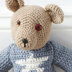 Classic Teddy Bear - Toy Crochet Pattern for Kids in Debbie Bliss Rialto DK