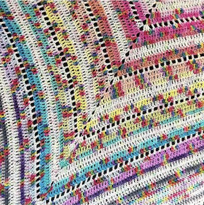 Rainbow Rays Shawl