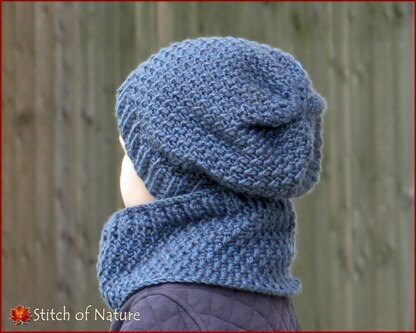 The Portland Slouchy Hat and Cowl