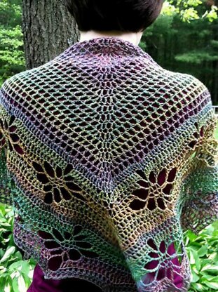 Jaali Crocheted Shawl Variations