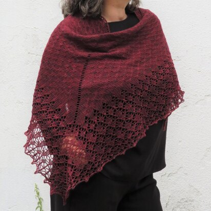 Paisagens Shawl - knitting pattern