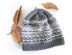 GRAY Fair Isle Hat