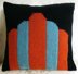 Art Deco Style Graduated Columns Cushion Cover