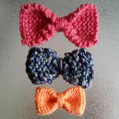 Knitted Bows