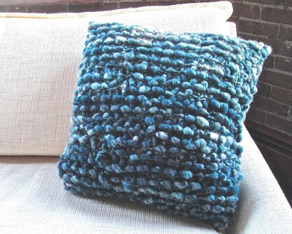 Cozy Cocoon Pillow in Knit Collage Pixie Dust