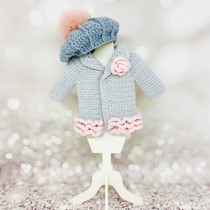 Amigurumi doll clothes, crochet doll clothes