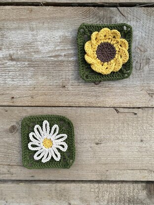 Sunflower Granny Square
