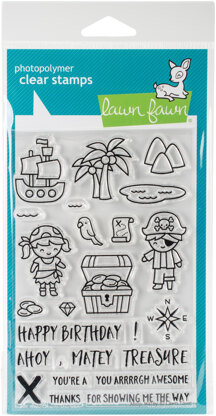 Lawn Fawn Clear Stamps 4"X6" - Ahoy, Matey