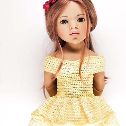 GOTZ/DaF 18" Doll Princess Belle Dress Set