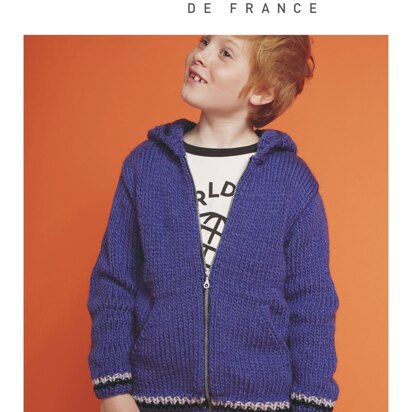 Boy Jacket in Bergere de France Duvetine - M1173 - Downloadable PDF