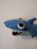 Baby Shark, amigurumi hand puppet