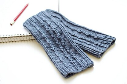 Aaron fingerless mitts