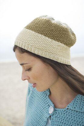 Seed Stitch Hat in Lion Brand Cotton-Ease - 90446AD