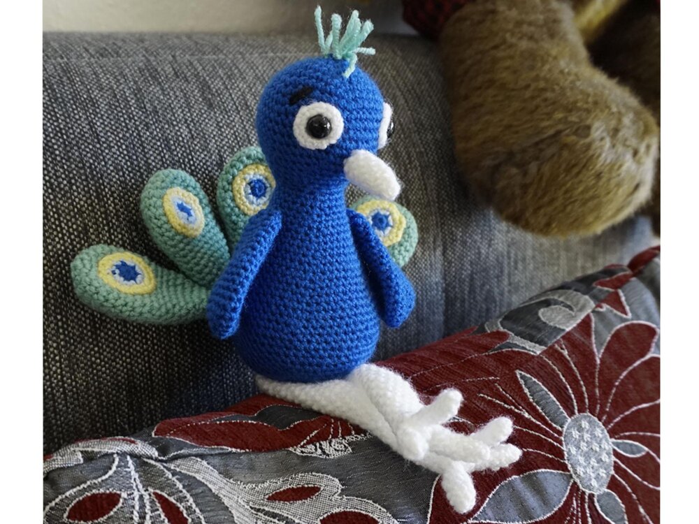 Knit & Crochet Amigurumi Kits - Peacock