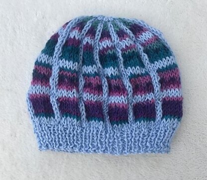 Sock Yarn Destash Hat