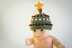 Christmas Tree Hat With Bobbles and Star