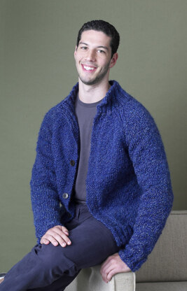 Bethel Woods Cardigan in Lion Brand Homespun - 90351AD