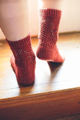 Sparkle Christmas Tree Socks