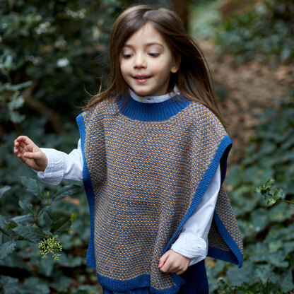 Margot Cape - Knitting Pattern for Kids in MillaMia Naturally Soft Merino