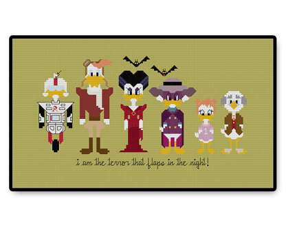 Darkwing Duck - PDF Cross Stitch Pattern