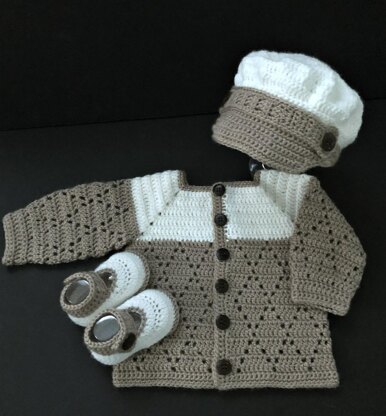 Baby Boy Sweater Jacket Outfit