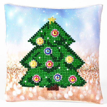 Diamond Dotz Christmas Tree Cushion Diamond Painting Kit