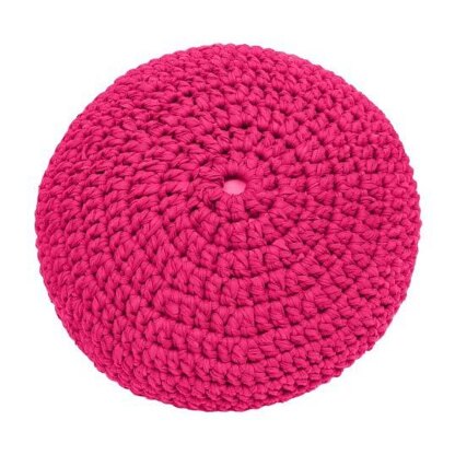 Crochet Pouf in Hoooked Zpagetti - Downloadable PDF