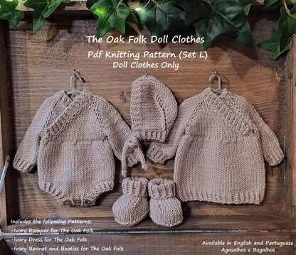 Clothes for The Oak Folk Doll Set L