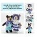 Amy & Oscar teddy bears knitting pattern 19084