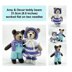 Amy & Oscar teddy bears knitting pattern 10984