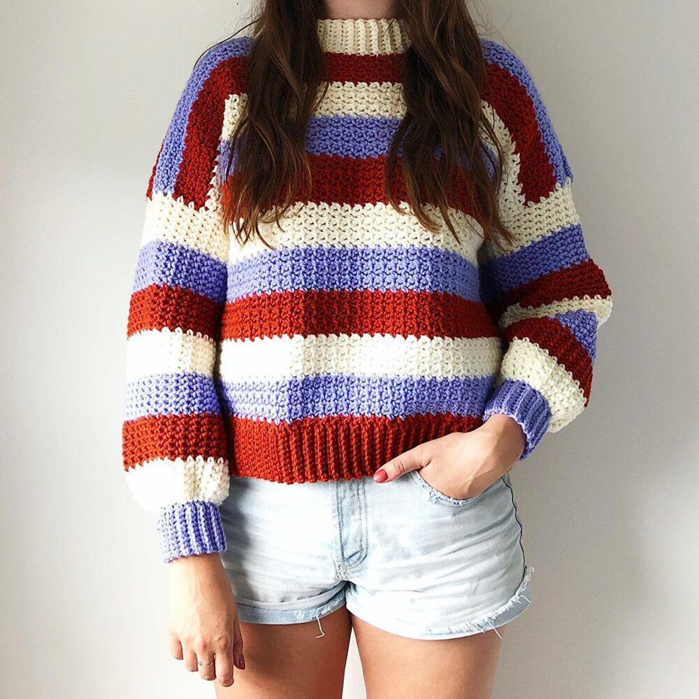 Mavety Jumper Crochet pattern by wavelengths | LoveCrafts