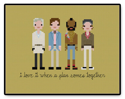 The A-Team - PDF Cross Stitch Pattern