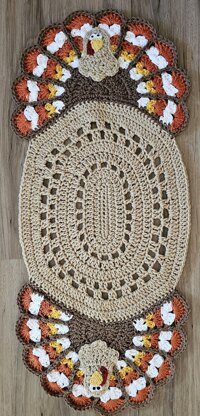 Turkey Table Runner and Autumn Abundance